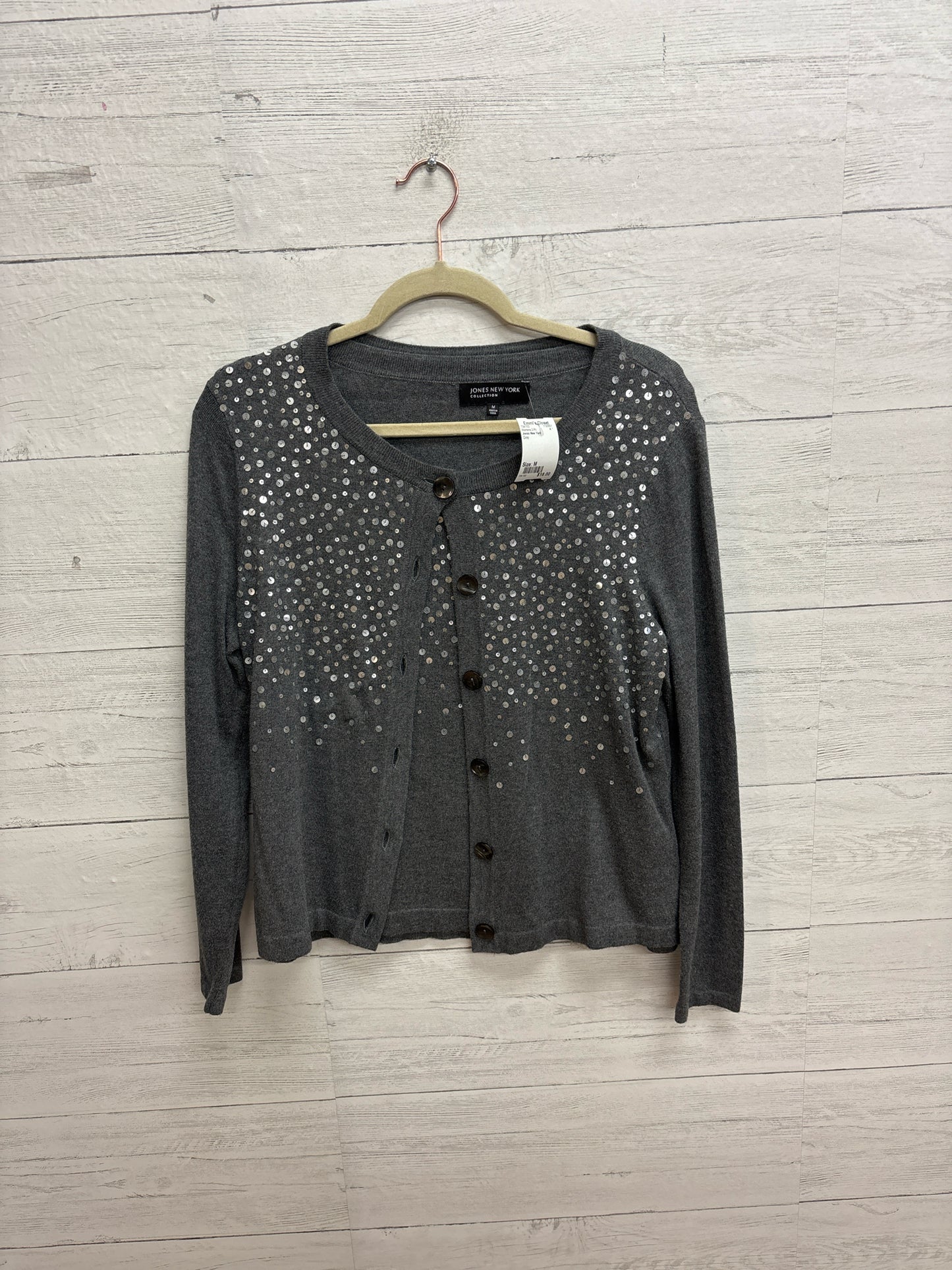 Size M Jones New York Grey Womens 2-Pc