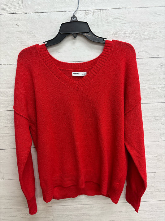 Size L Sonoma Red Womens Sweatshirt