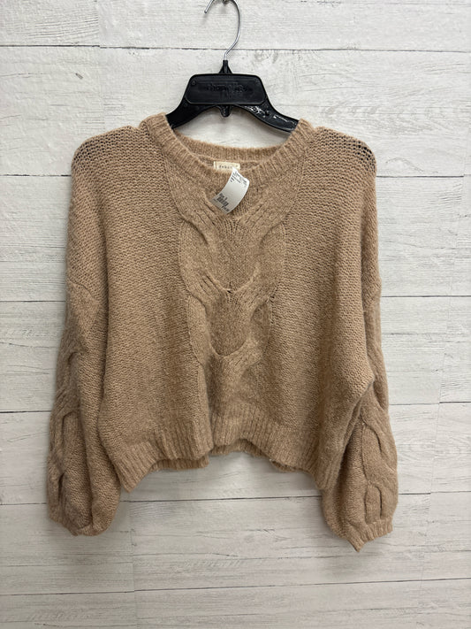 Size S Debut Tan Womens Sweater