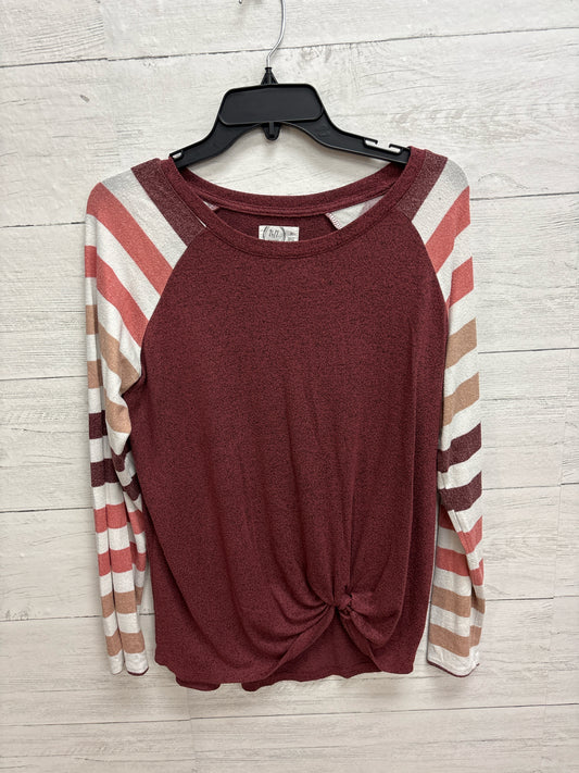 Size M Maurices maroon Womens Shirt