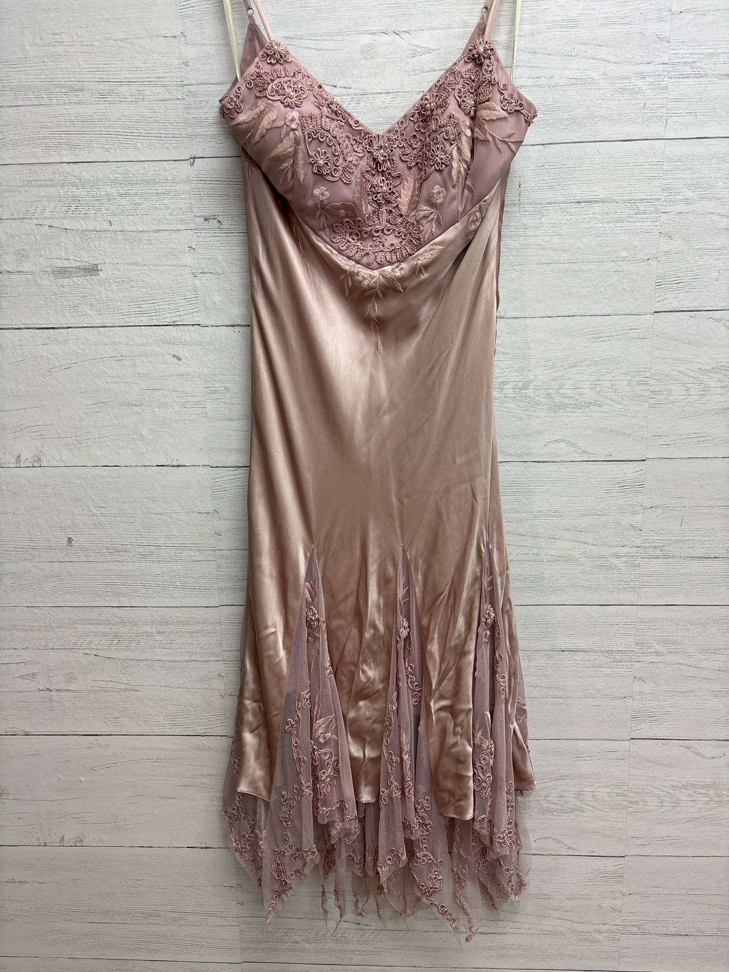 Size 12 SUE WONG Pink Gown