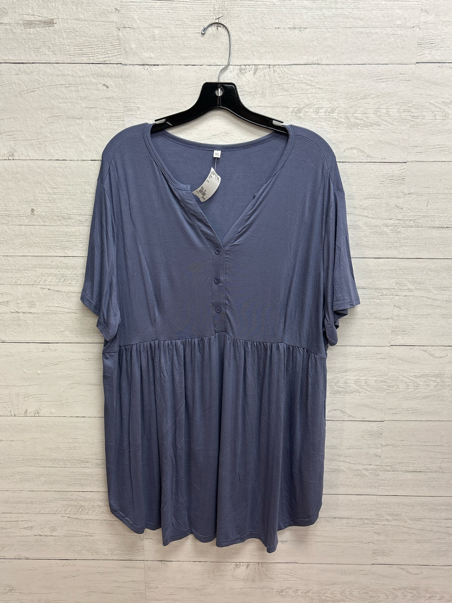 Size 3X Amazon Blue Shirt