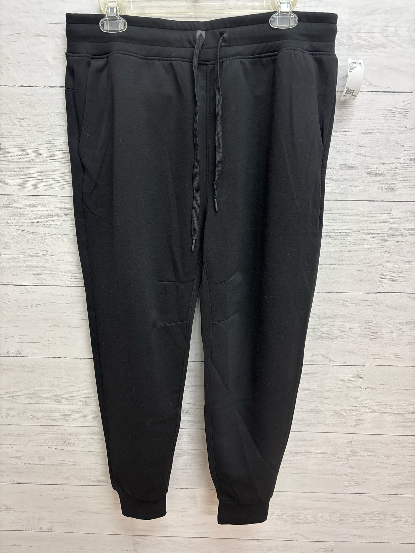 Size L THLETEX Black Womens Pants
