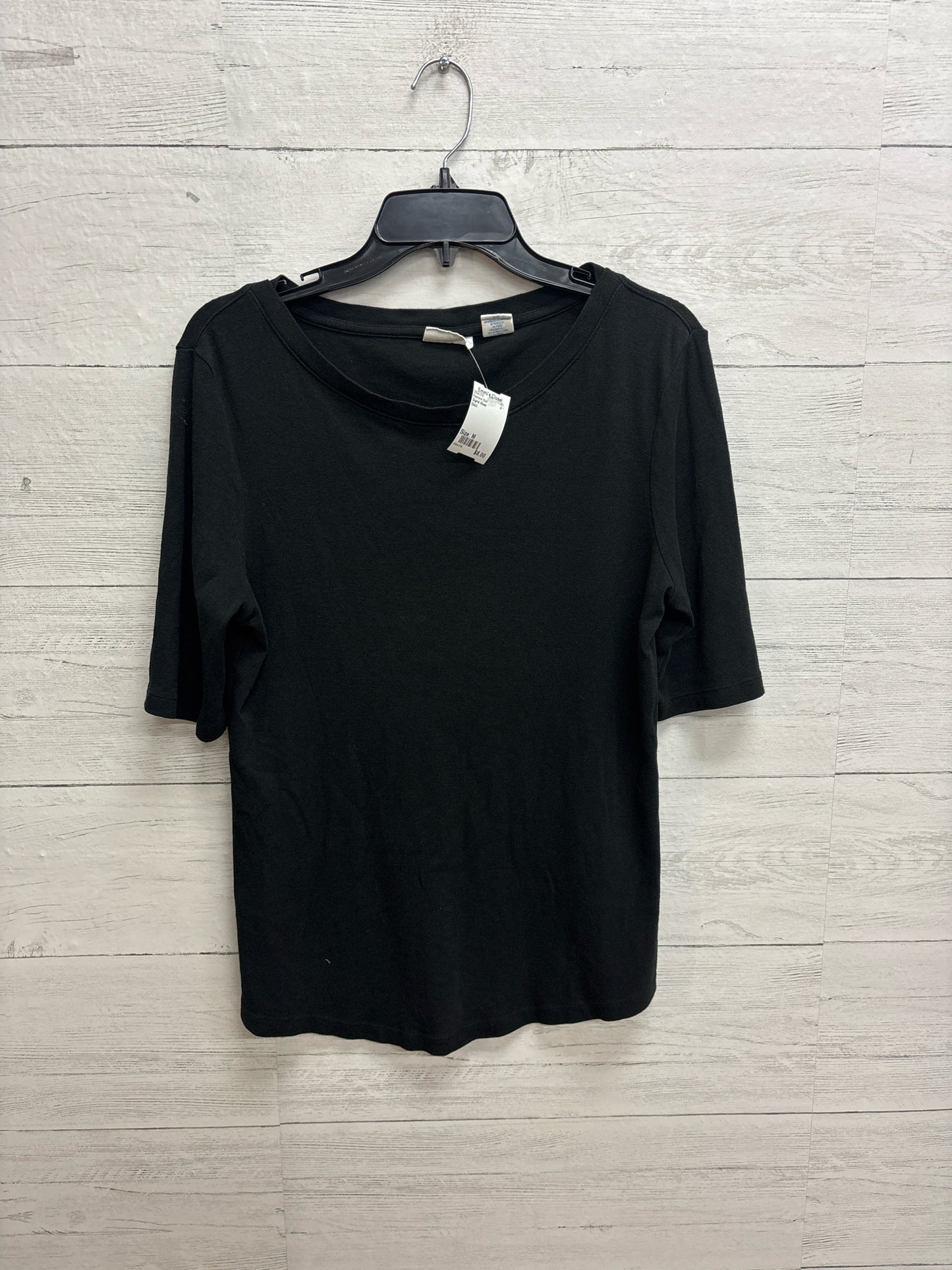 Size M Sigrid Olsen Black Womens Shirt