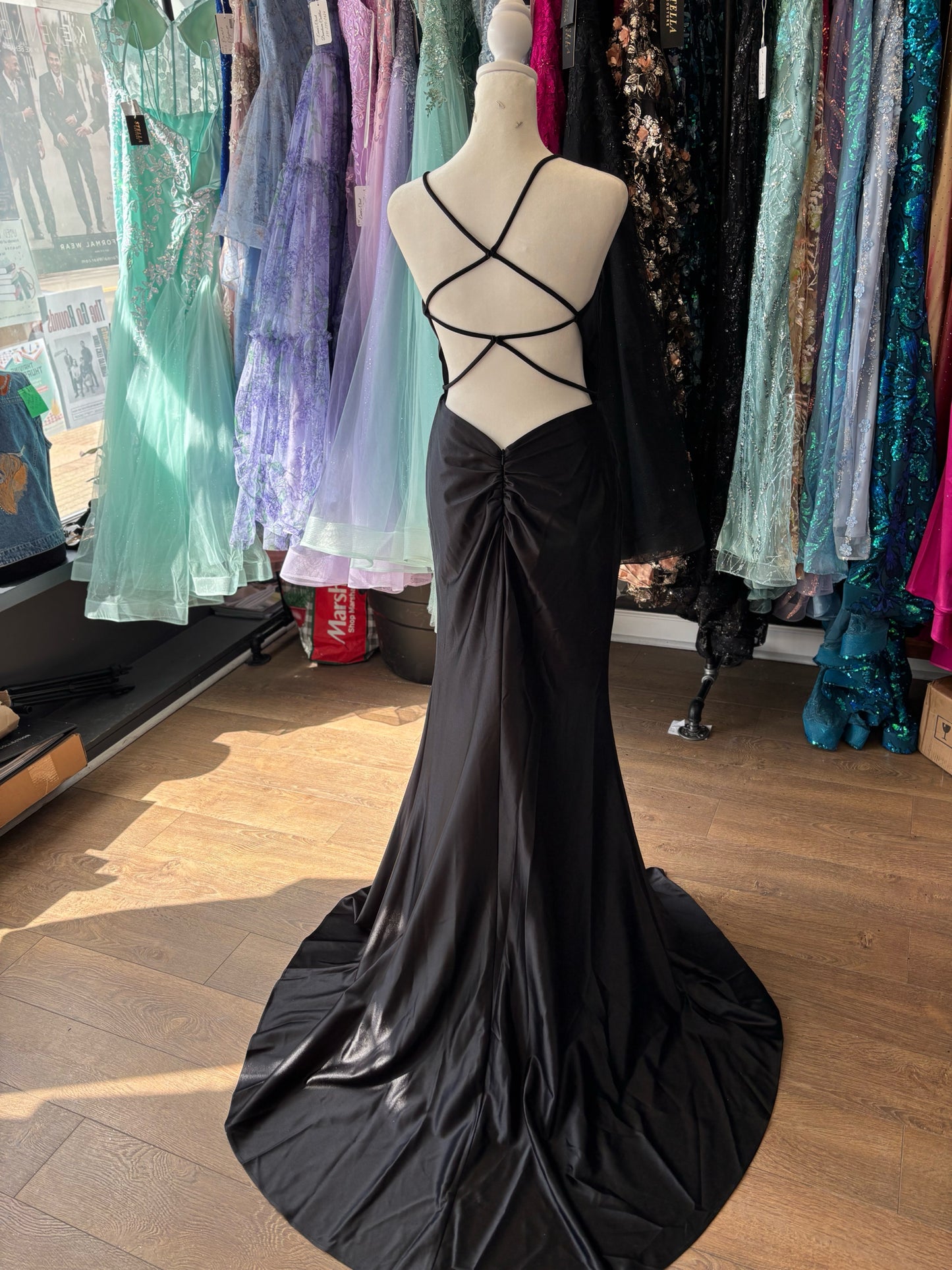 Size 8 Emmi's Elegance Black Gown