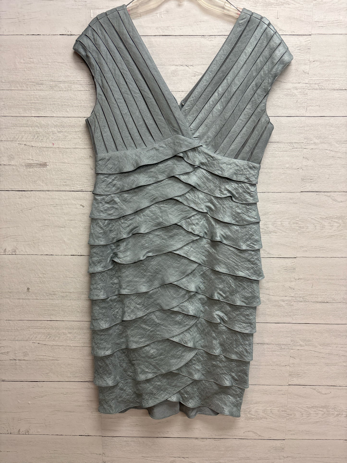 Size 12 Adrianna Papell Green Dress