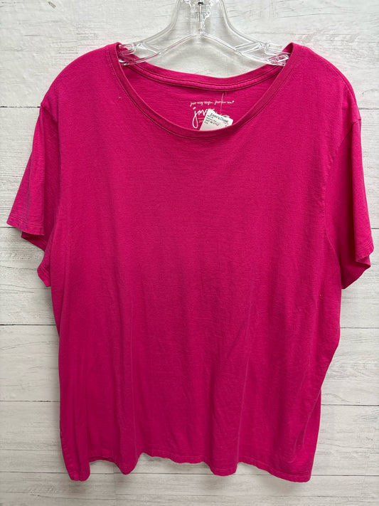 Size 3X JUST ME STYLE Pink Womens Shirt