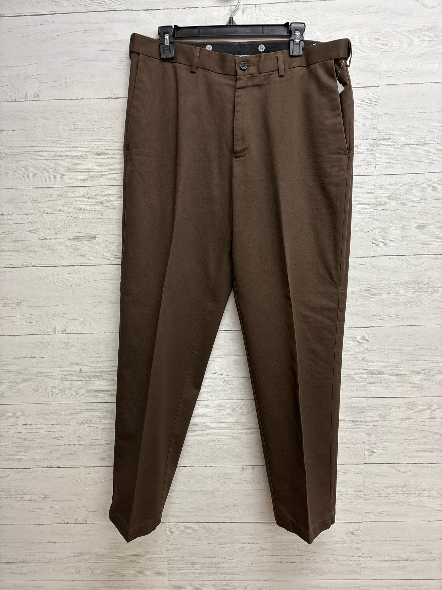 Size 36 Haggar Brown Mens Dresspant