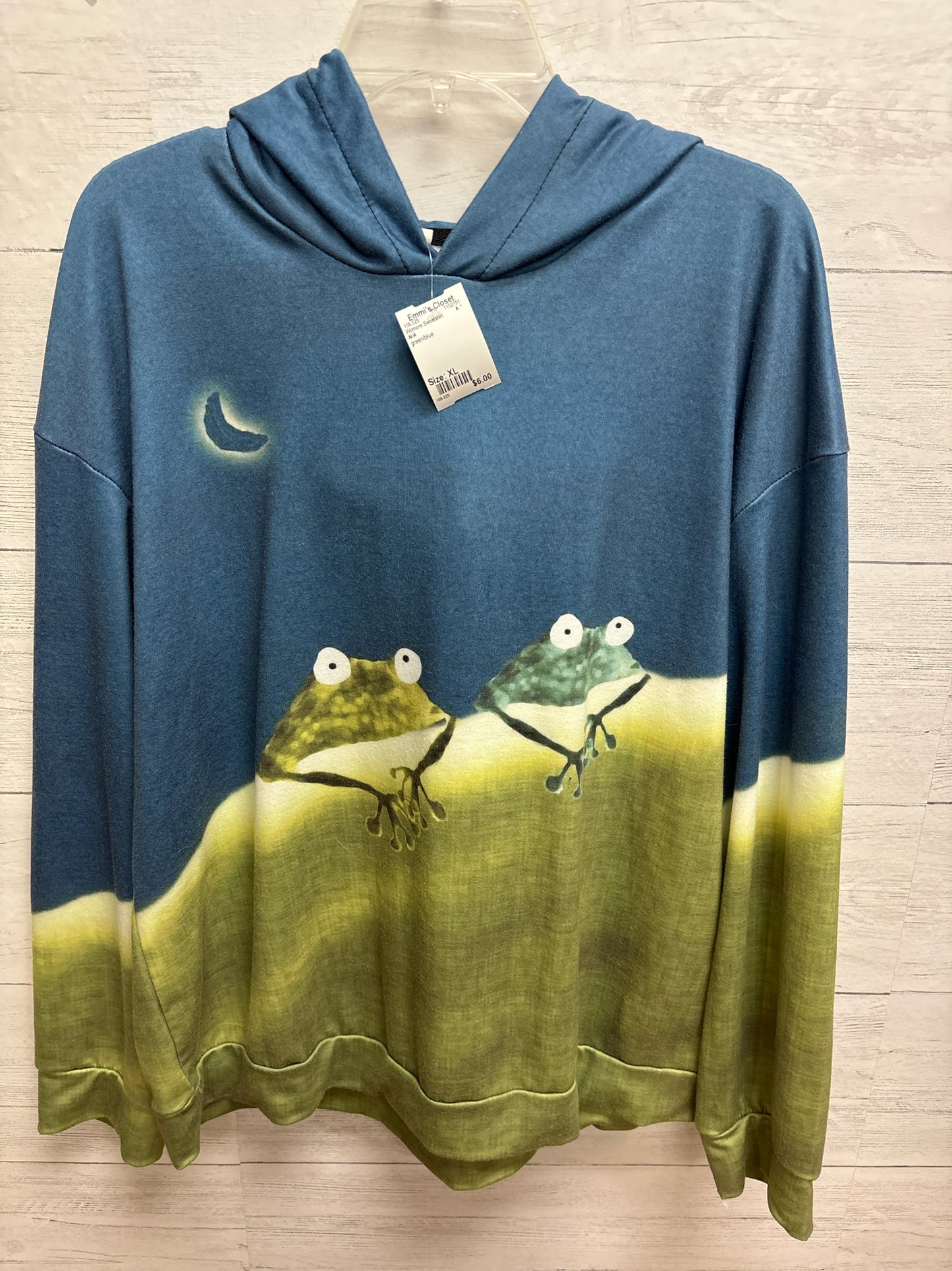 Size XL N/A green/blue Womens Sweatshirt