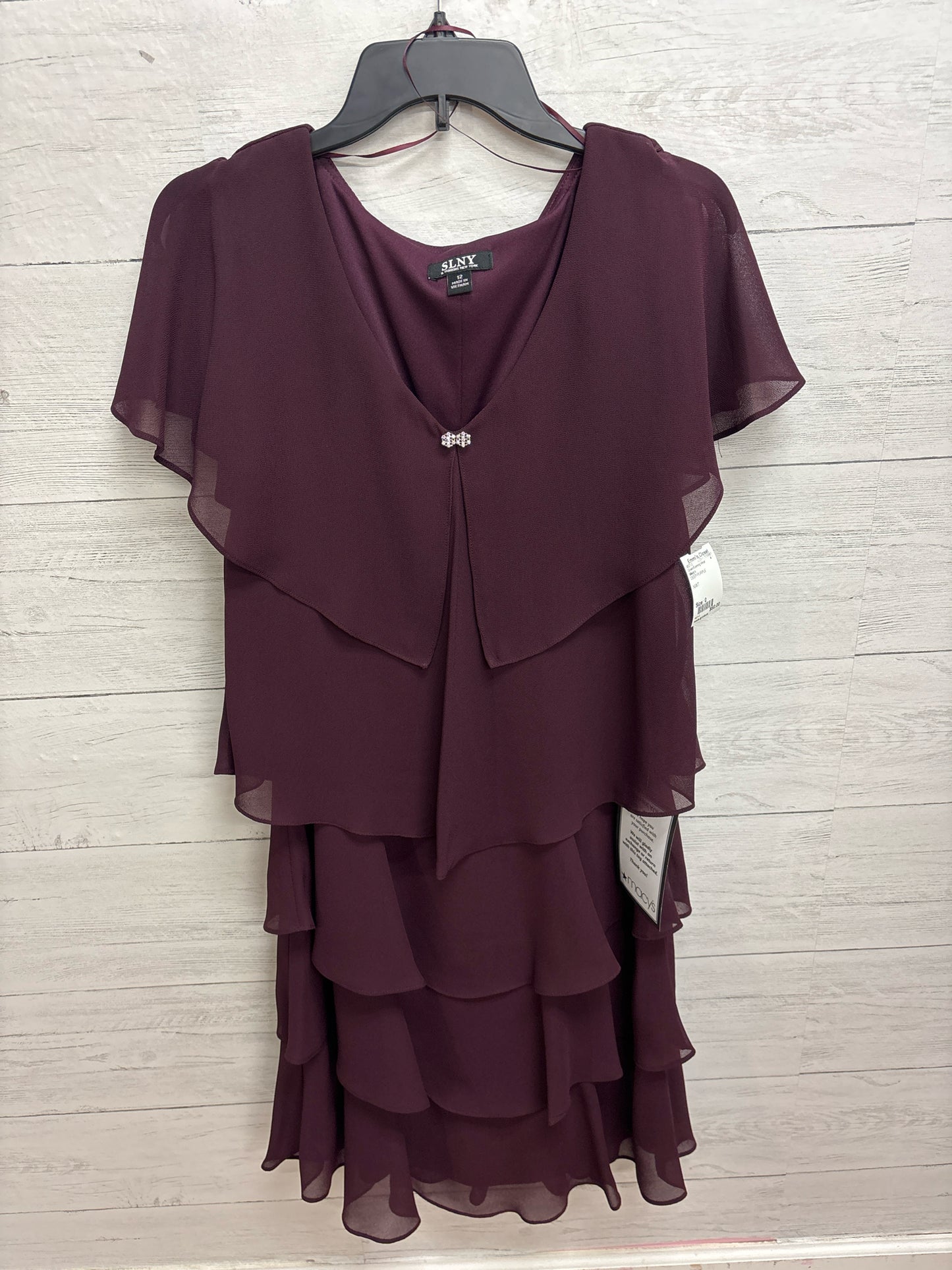 Size 12 SLNY DEEP PURPLE Gown/Evening Wear