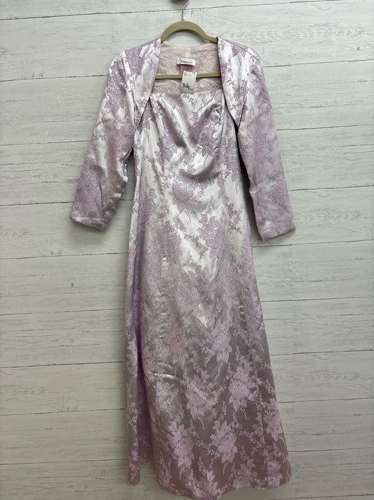 Size 7/8 Steppin Out Purple Gown