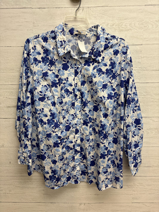 Size 2X Women Within Blue Womens Shirt