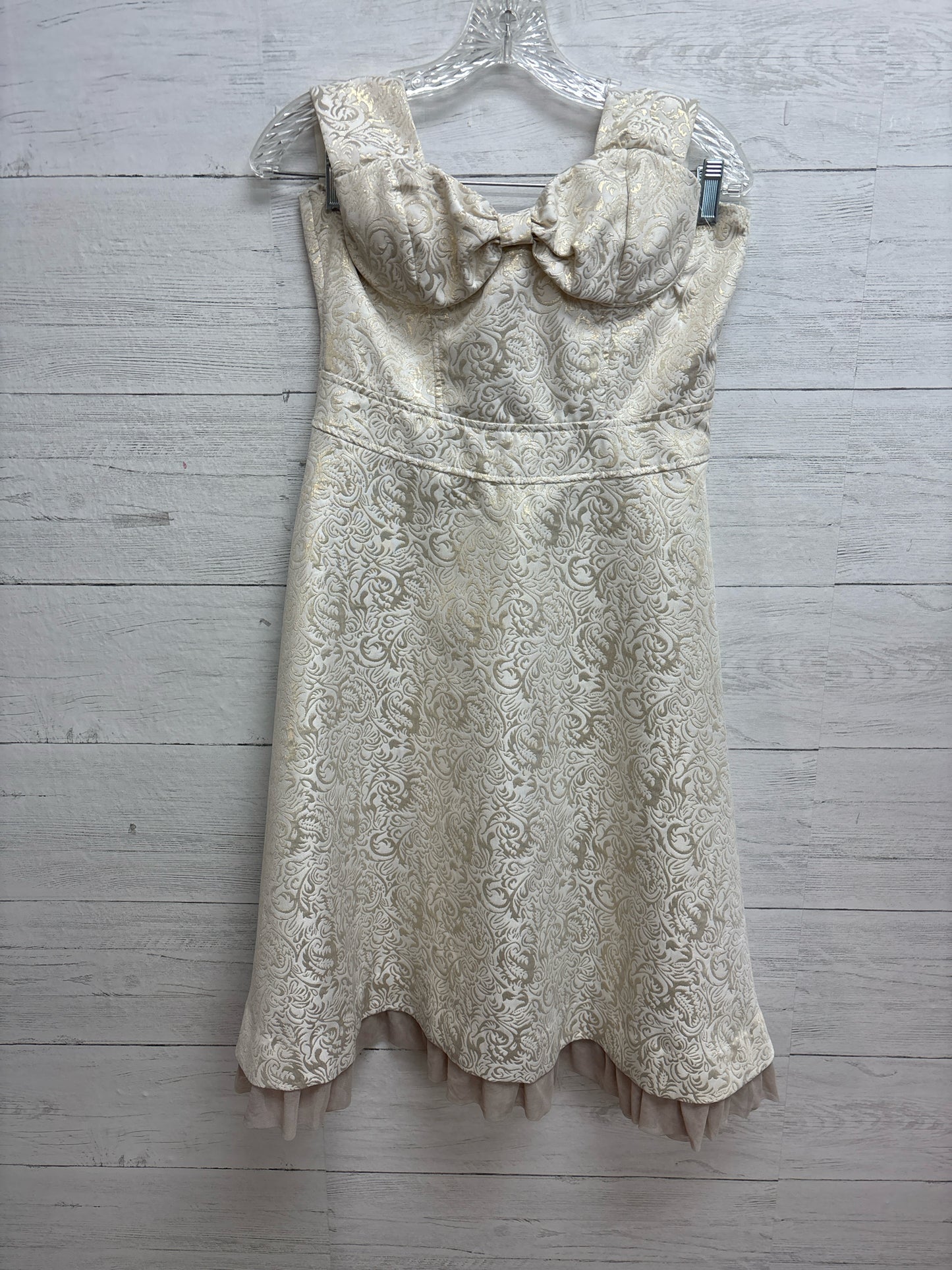 Size L Forever white/gold Gown