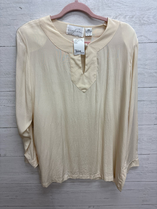 Size L Silk Lore Off White Womens Shirt