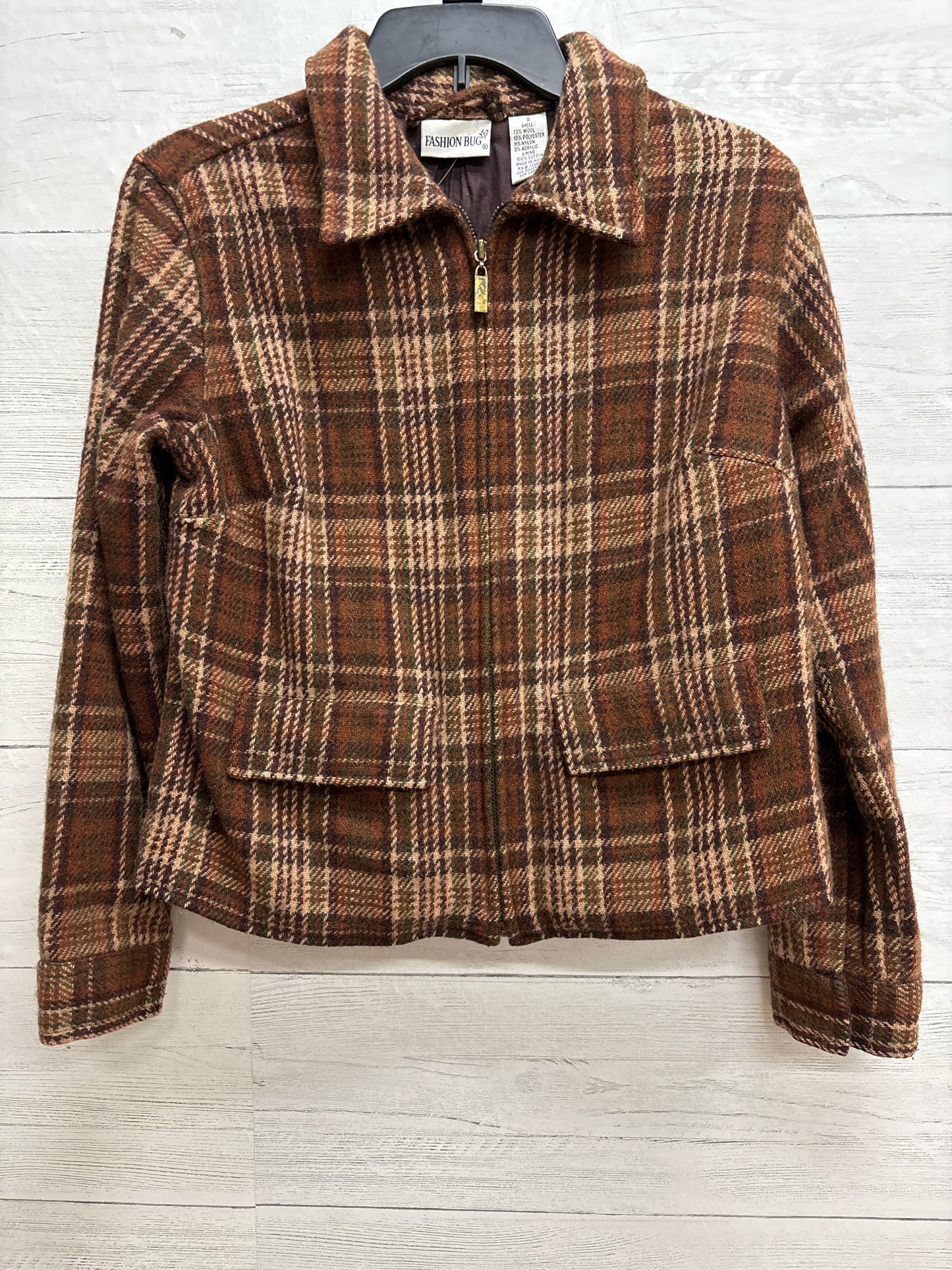 Size S Fashion Bug Brown Jacket (Outdoor)