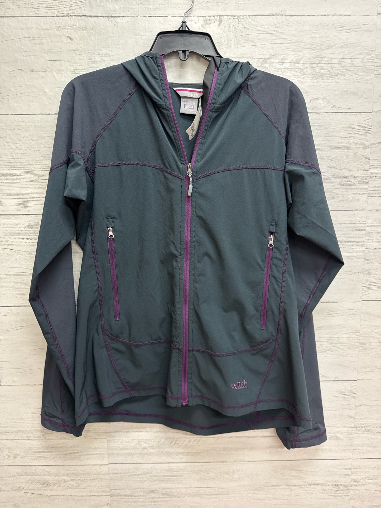Size L RAB gray/purple Jacket (Outdoor)