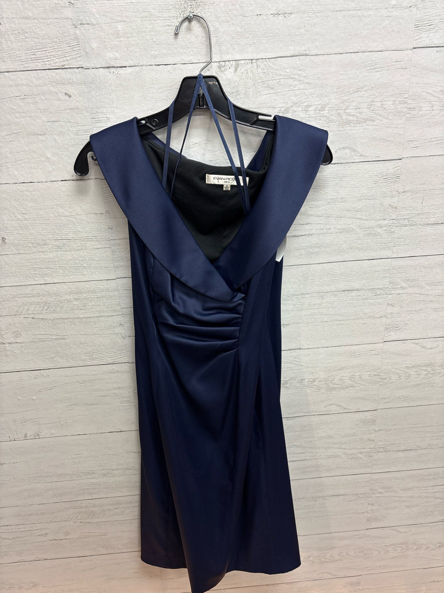 Size 6 Evan Picone Navy Dress