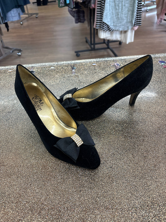 8 The PM Collection Black Woomens Shoe