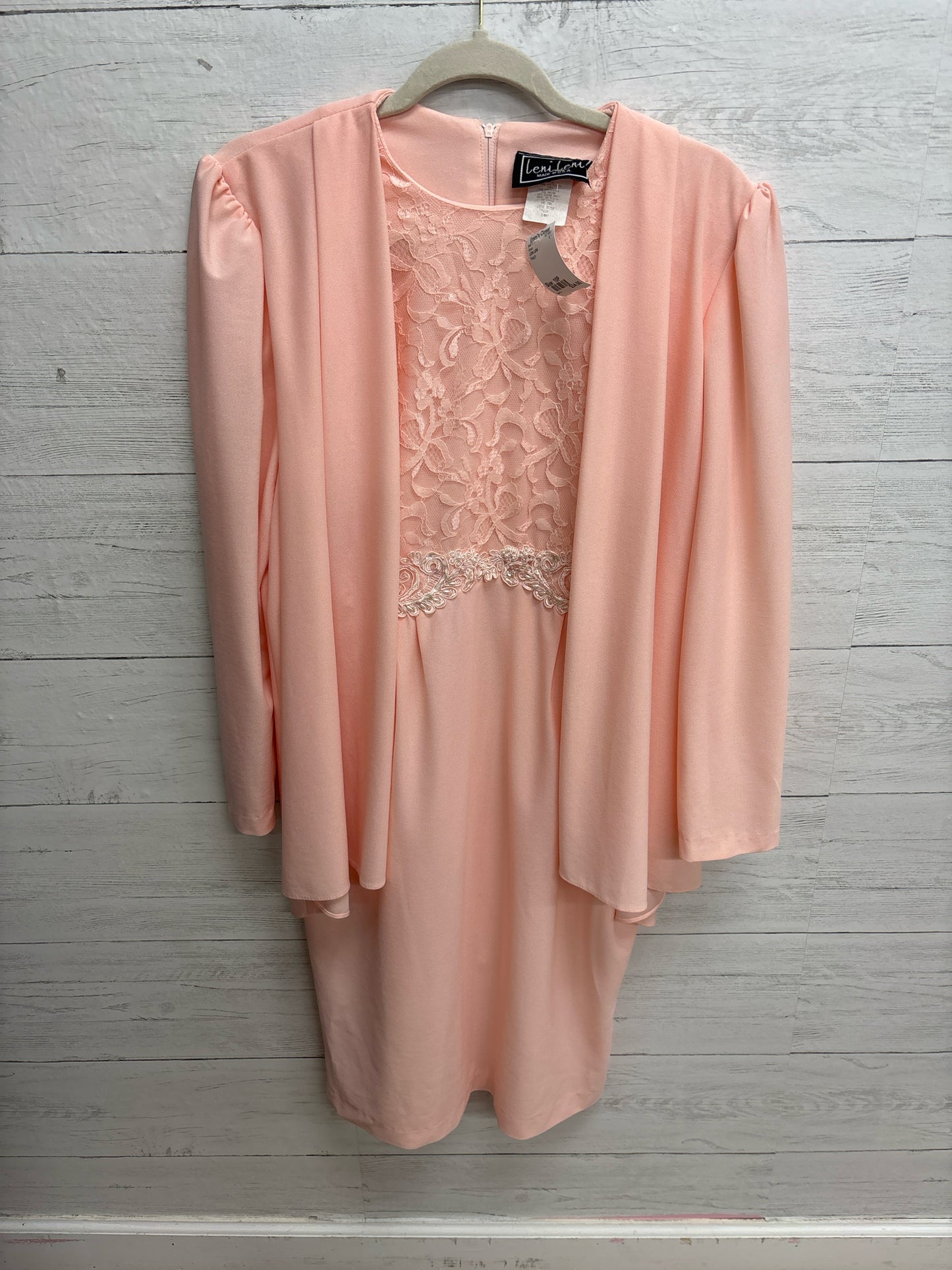 Size 10P LENI LENI Peach Gown