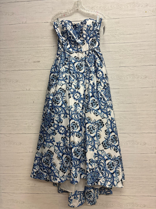 Size 10 Camille & Co Blue/White Gown