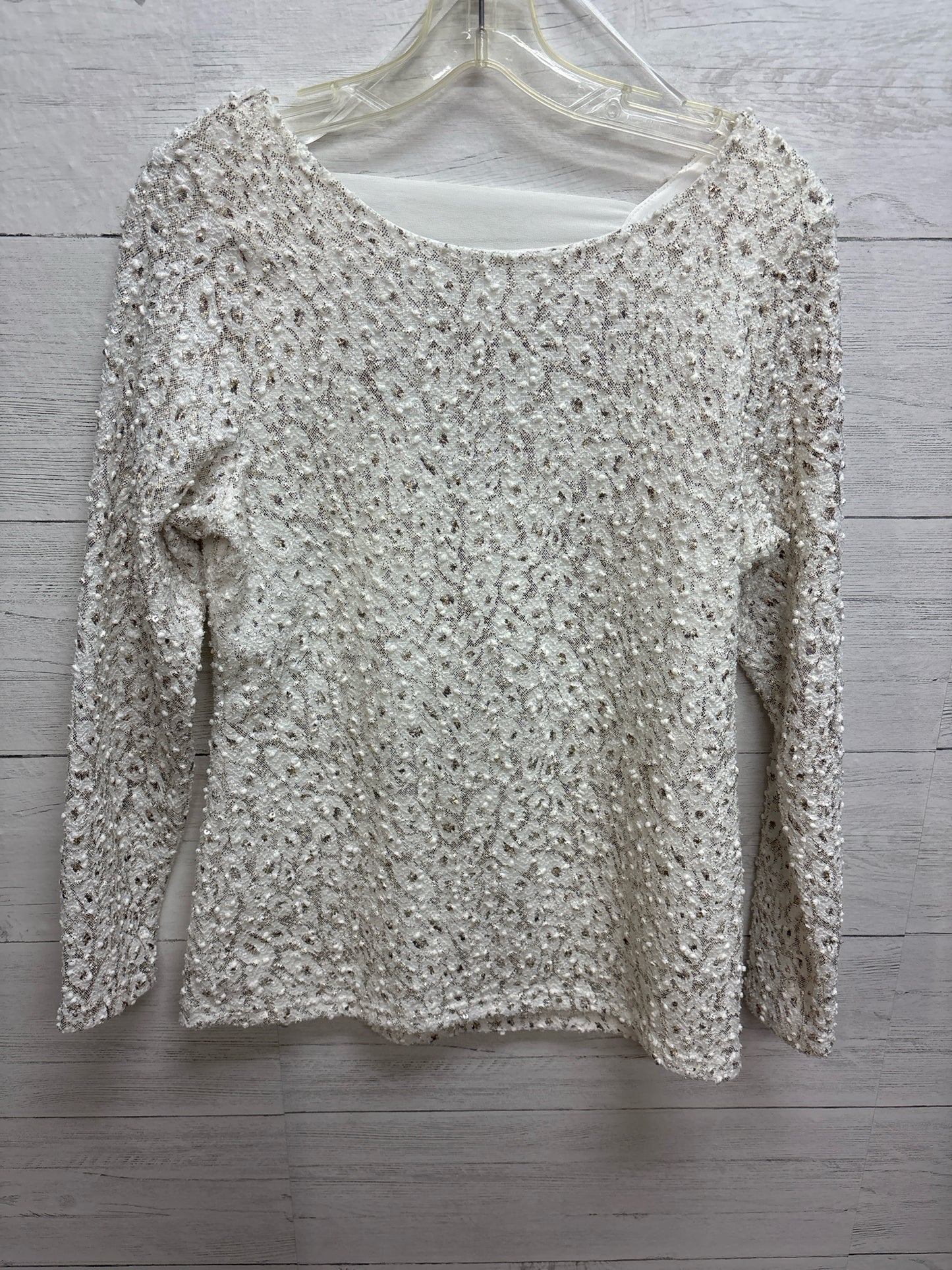 Size L Jennifer Lopez Off White Womens Shirt