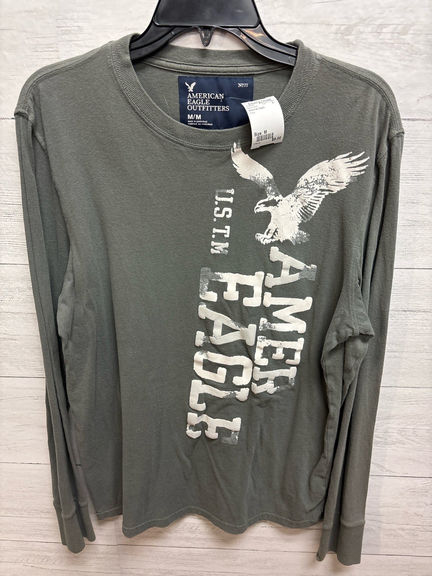 Size M American Eagle Grey Mens Shirt
