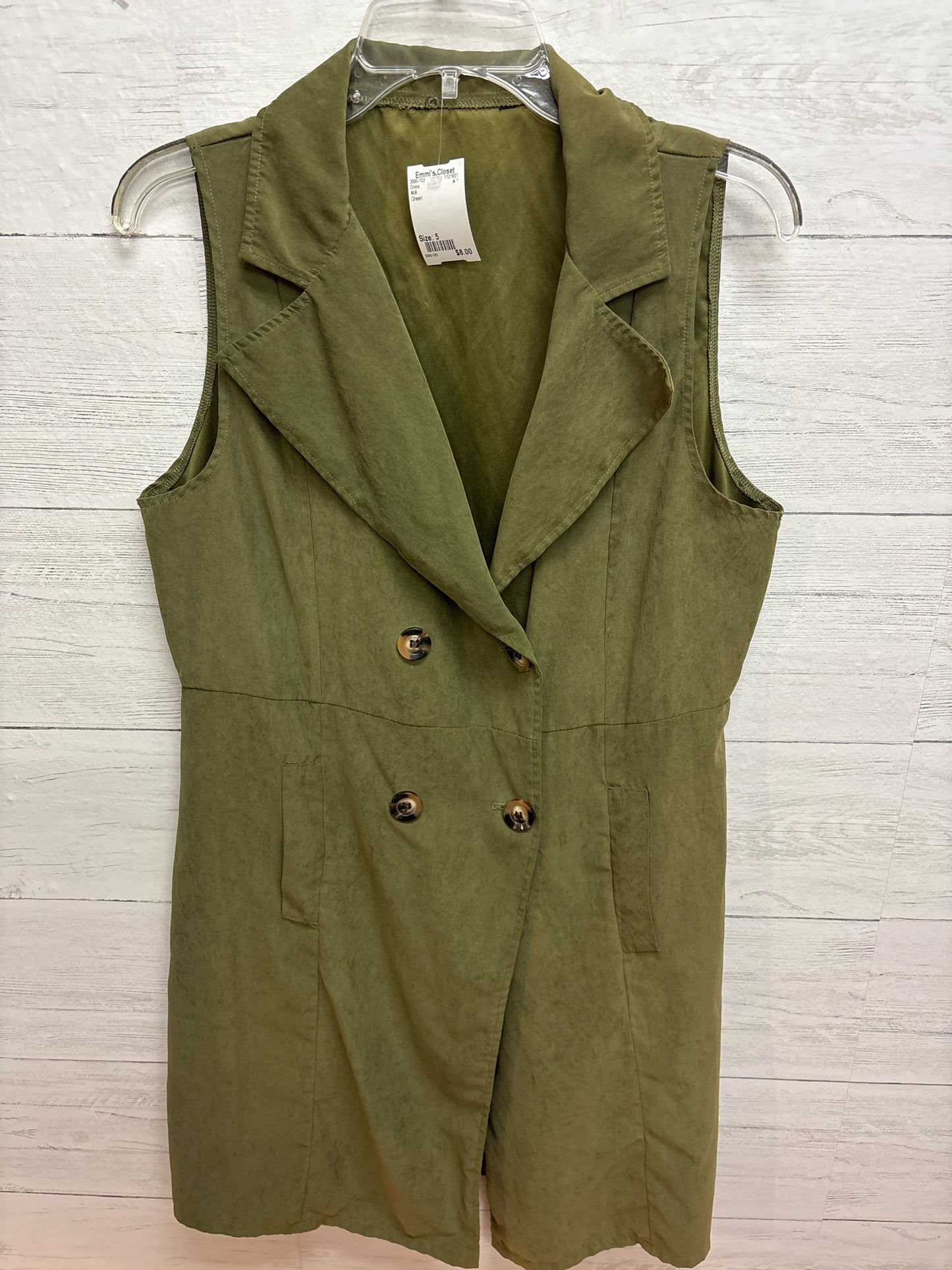 Size 5 N/A Green Dress