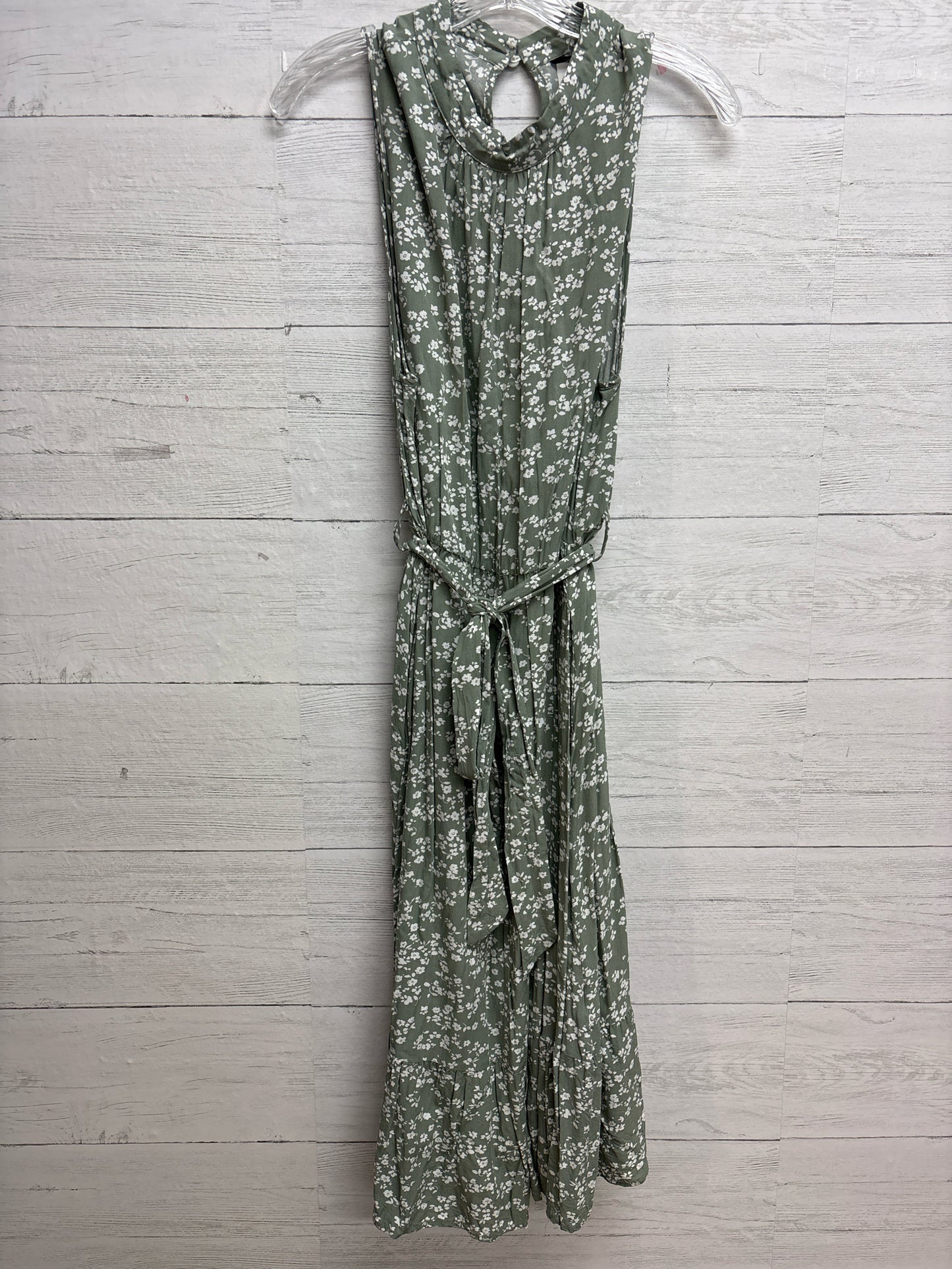 Size 22/24 BLOOM CHIC Green Print Dress