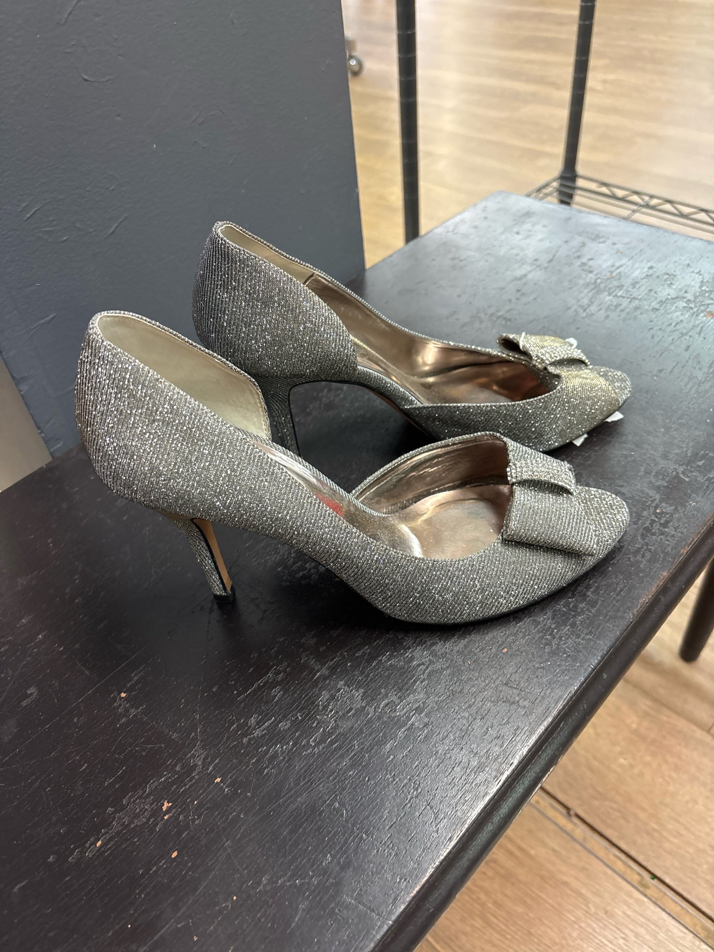 10 J.Renee Silver Woomens Shoe