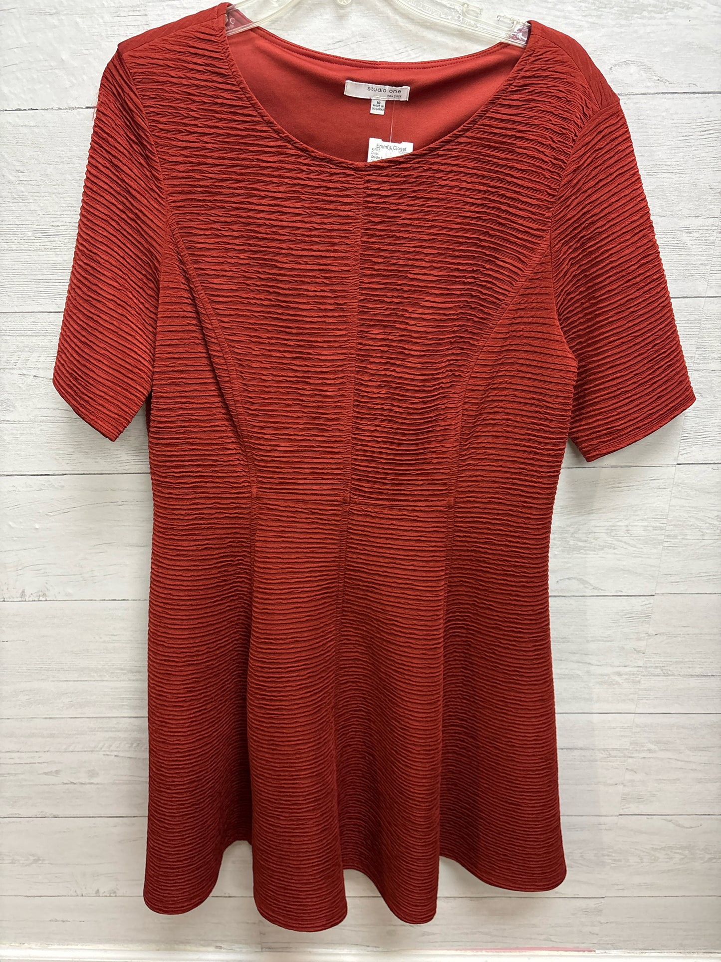 Size 16 Studio 1 Orange Dress