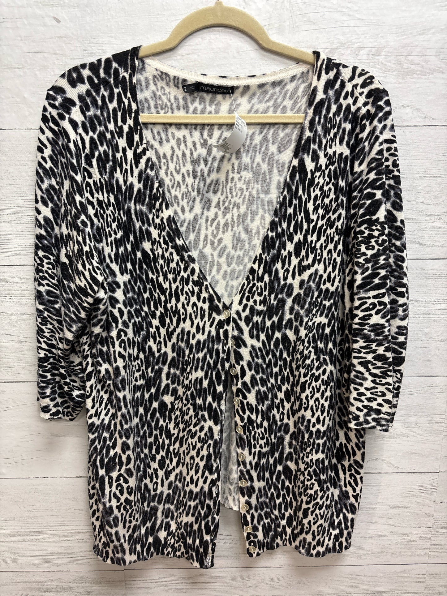 Size 2 Maurices Black Womens Cardigan