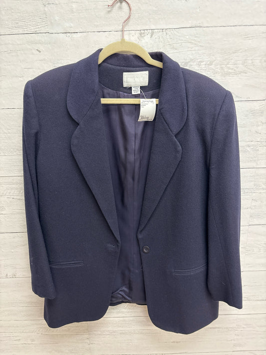 Size L Michel M Navy Womens Blazer
