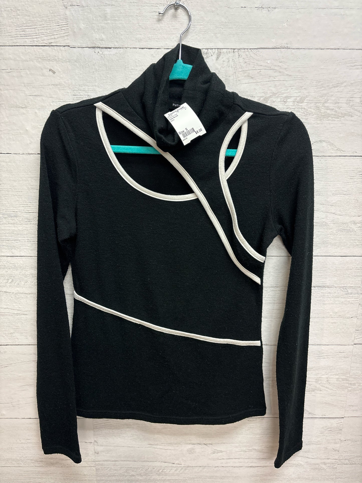 Size S Patty Boutik Black Womens Shirt