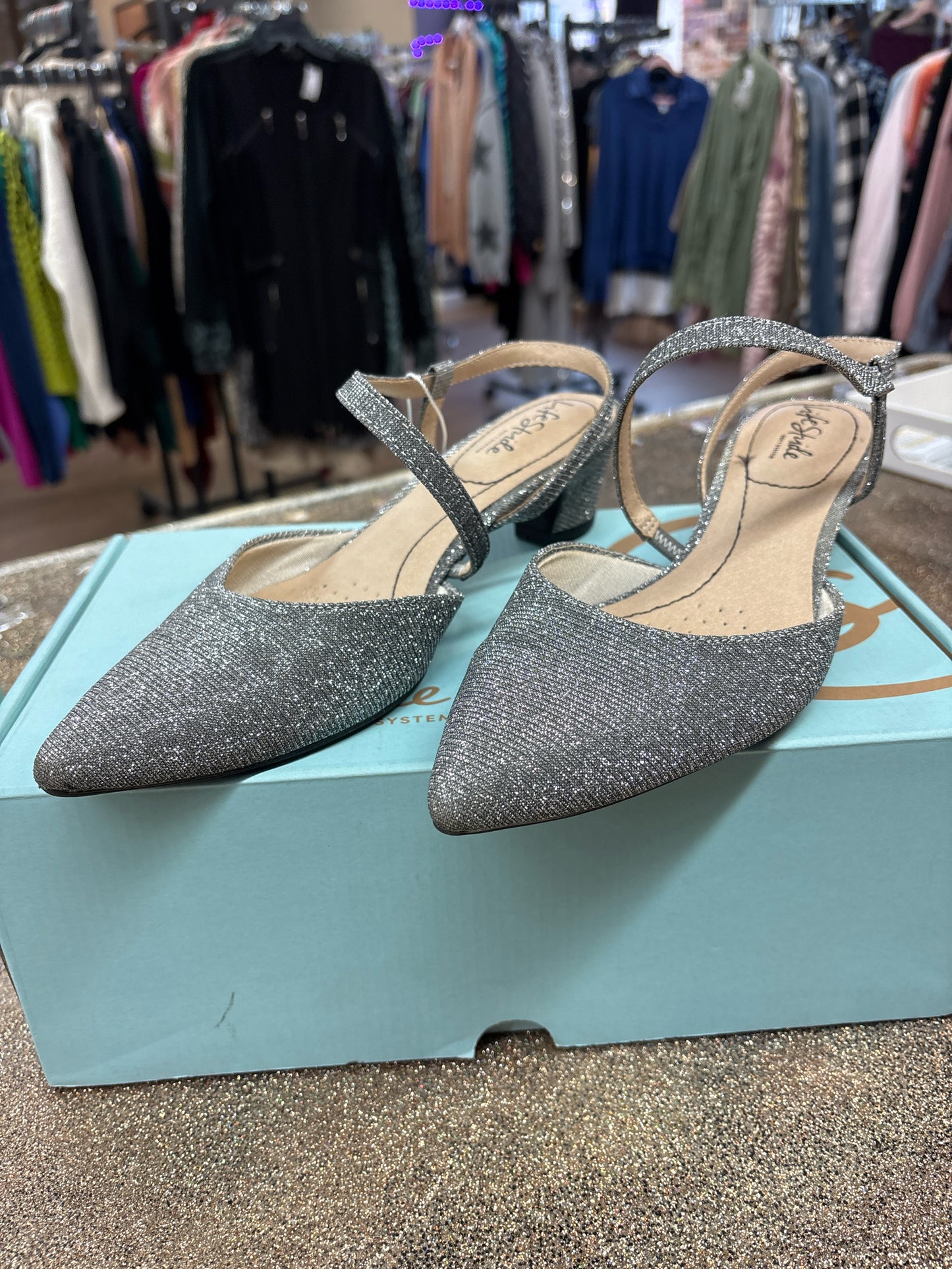 8 Life Style Silver Womens Shoe