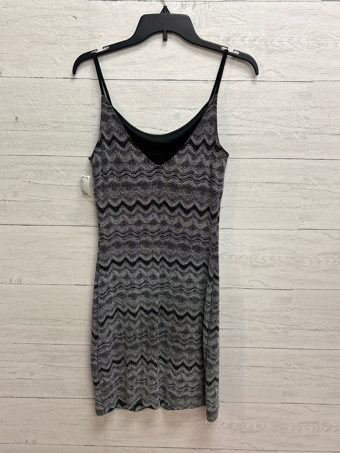 Size L Alyn Paige Black/Silver Dress