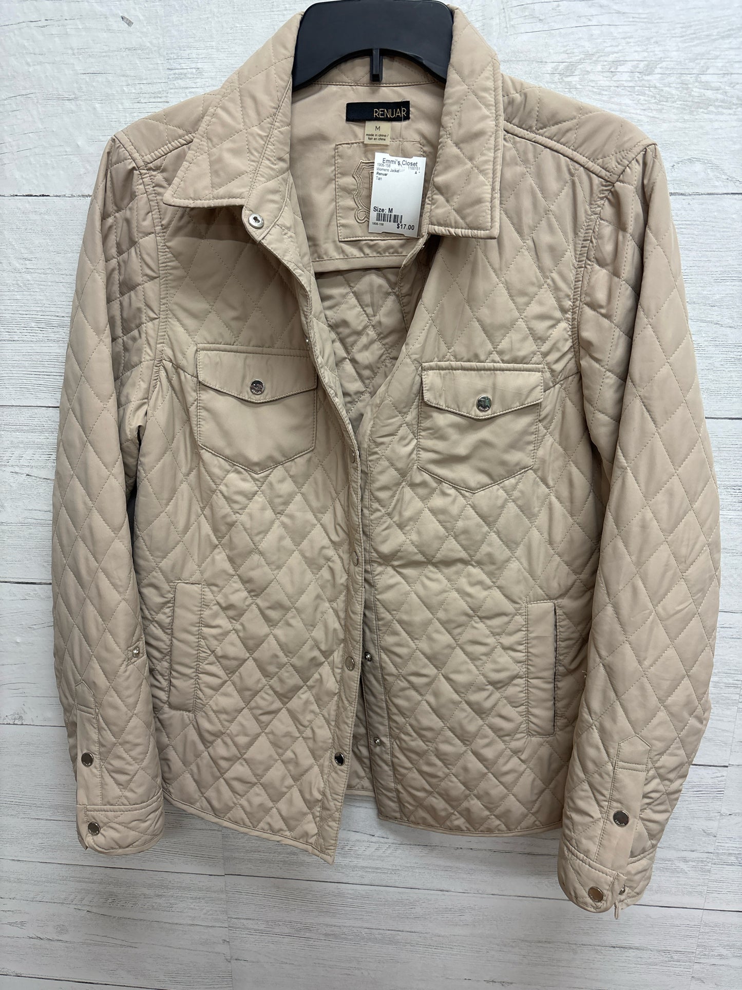 Size M Renuar Tan Womens Jacket