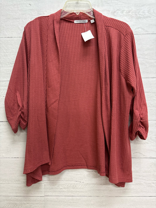 Size XL Notations Pink Womens Cardigan