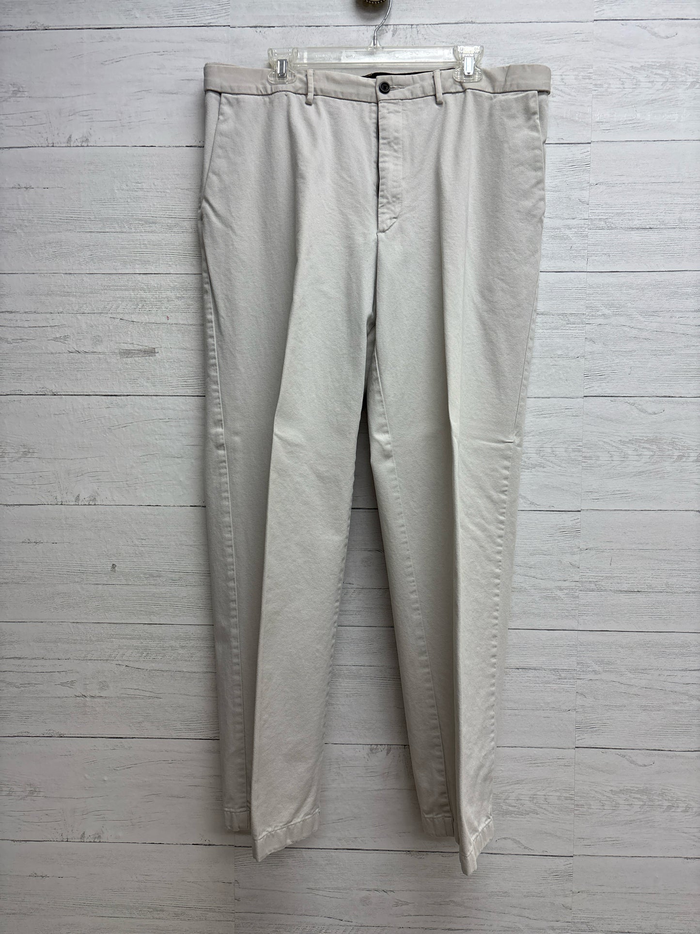Size 38 Haggar Off White Mens Dresspant