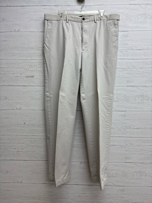 Size 38 Haggar Off White Mens Dresspant