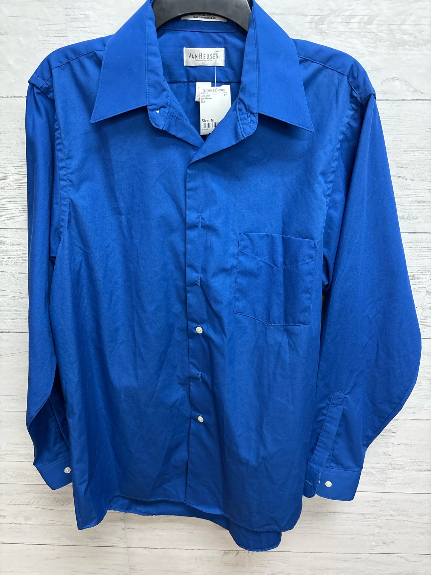 Size M Van Heusen Blue Mens Shirt