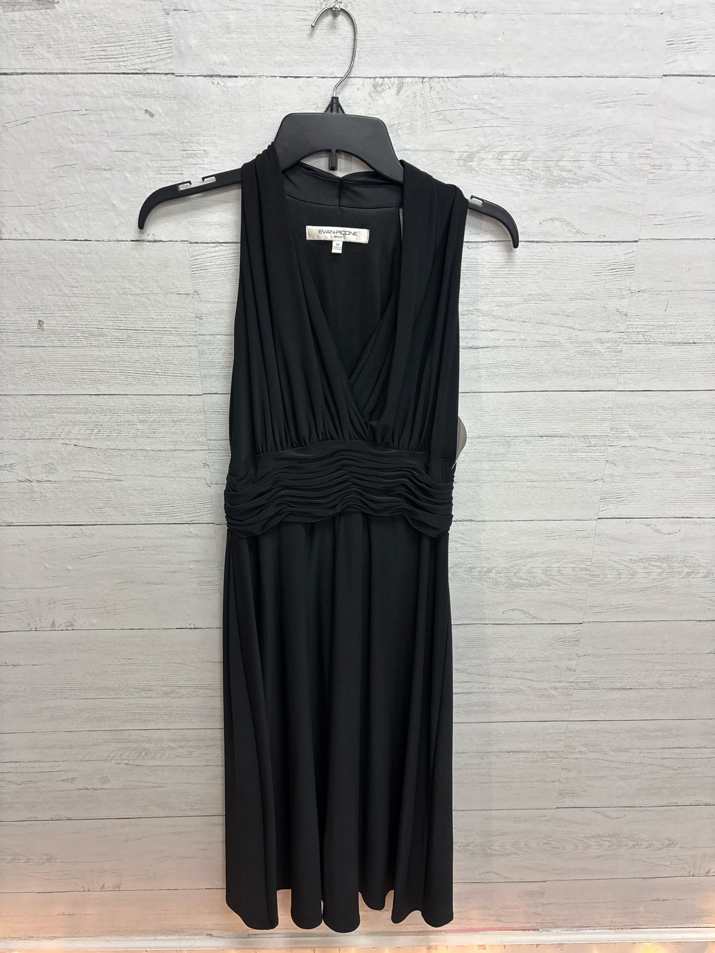 Size 10 Evan Picone Black Dress
