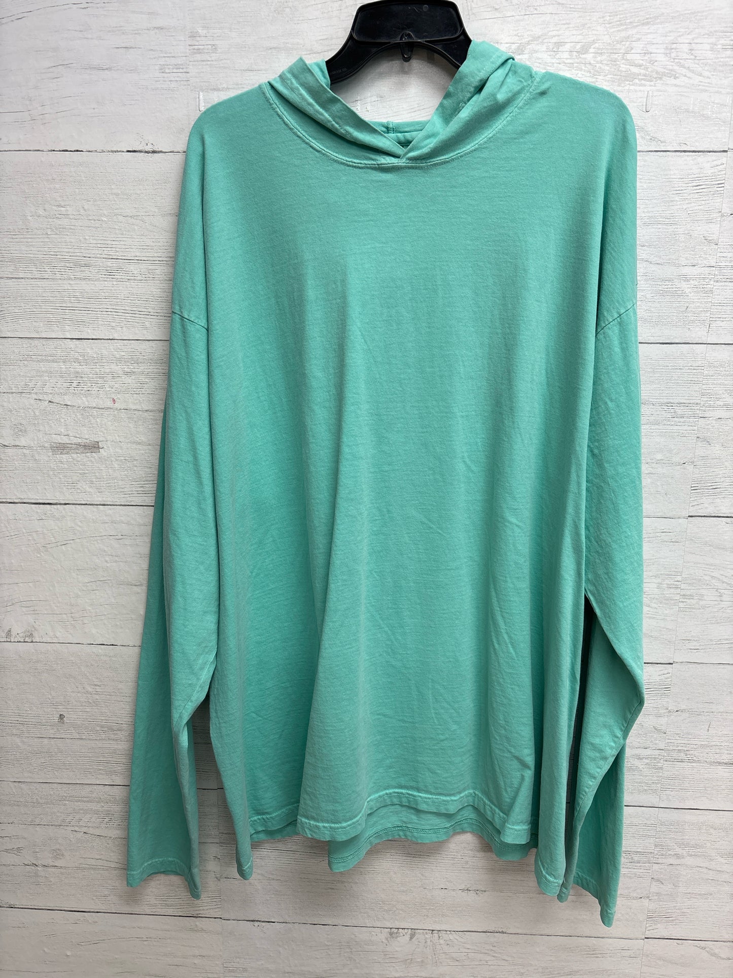 Size 2X Comfort Colors Teal Womens Sweatshirt