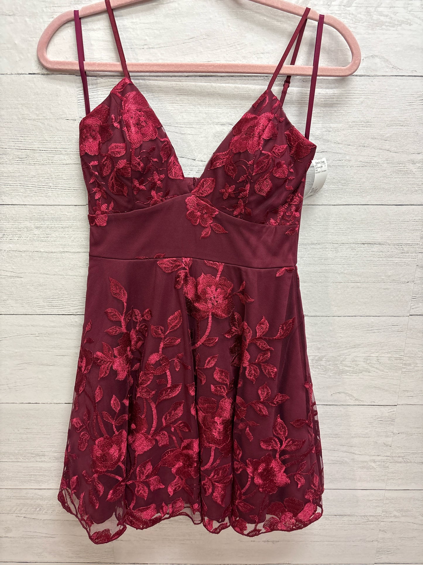 Size 5 Trixxi BURGANDY Gown/Evening Wear