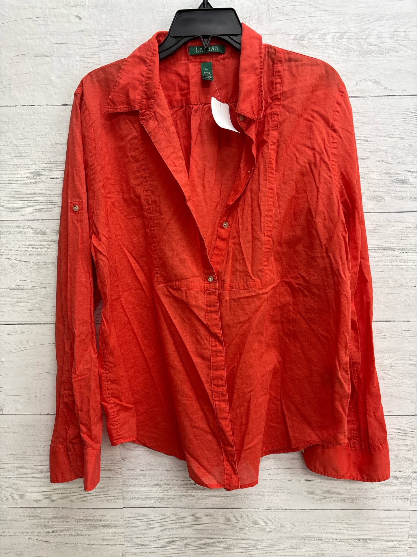 Size XL Ralph Lauren Orange Shirt