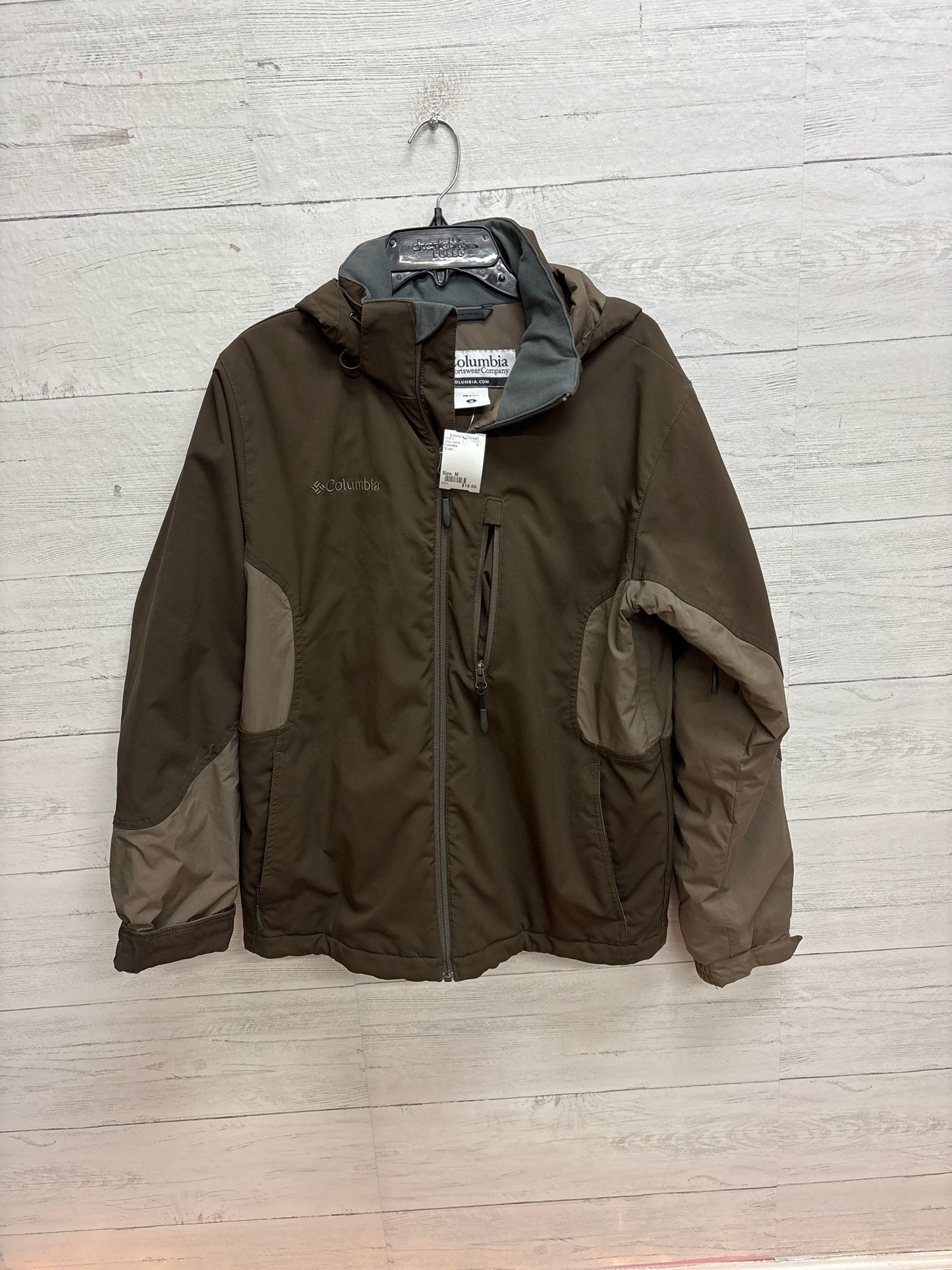 Size M Columbia Brown Mens Jacket