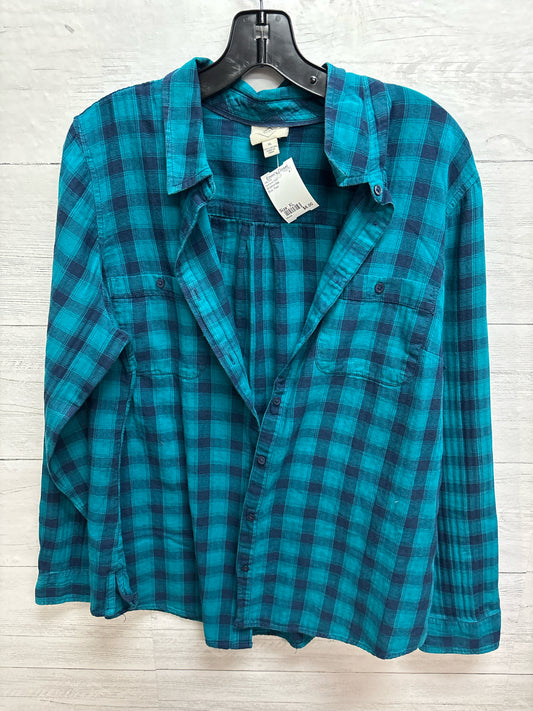 Size XL St johns bay Blue Womens Shirt