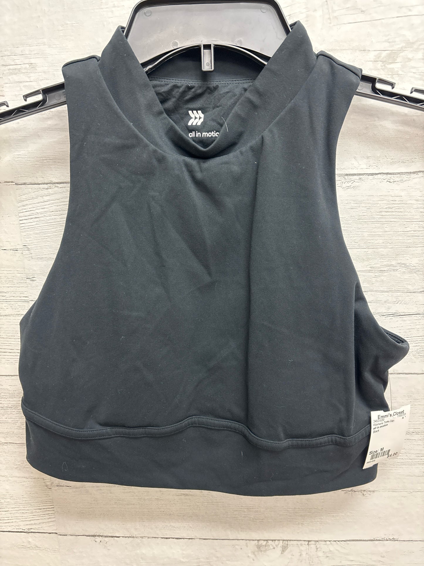Size M all in motion Black Womens Tank-Top