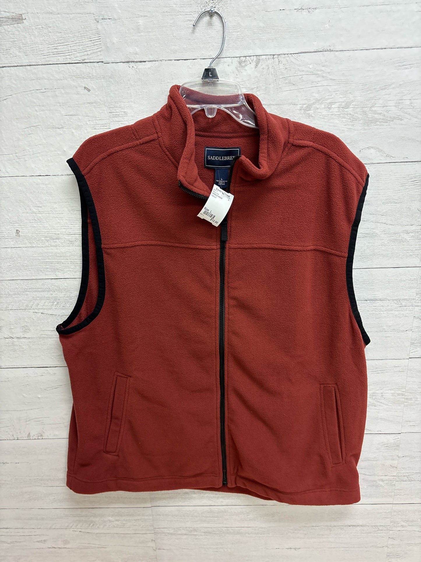 Size L SADDLE RIDGE maroon Mens Vest