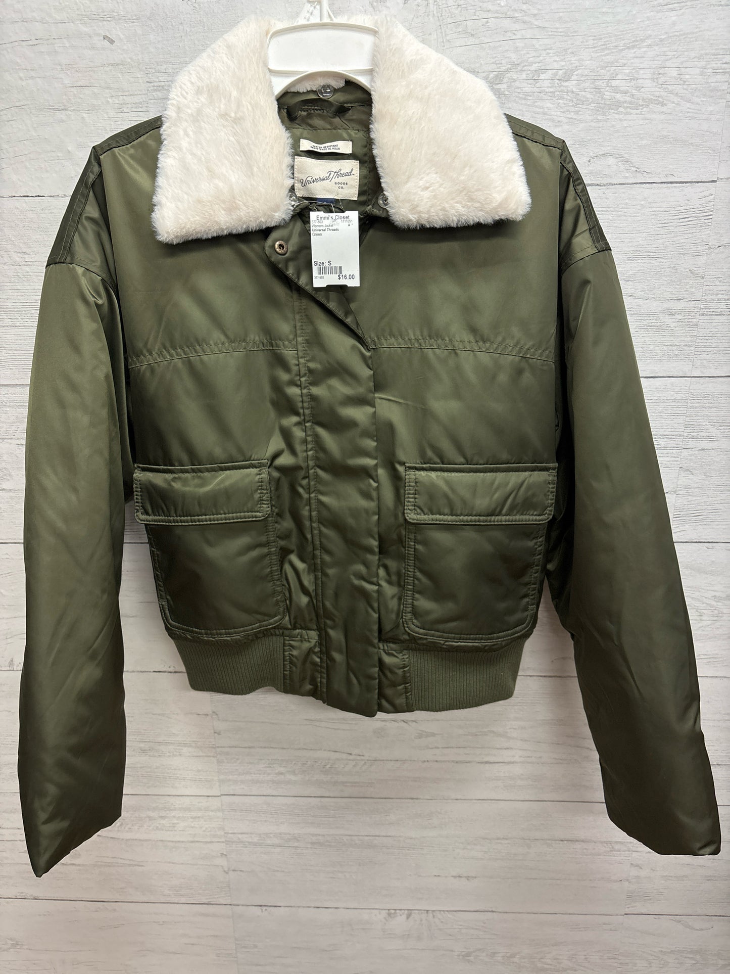 Size S Universal Threads Green Womens Jacket