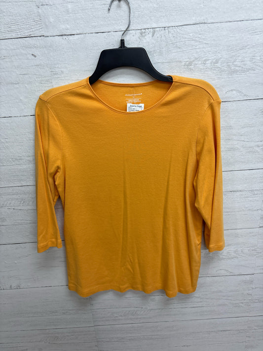 Size L Christopher & Banks Yellow Womens Shirt
